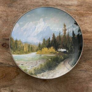 NEW BNSF 2009 "Mount Index of the Cascades" Collector Porcelain Plate